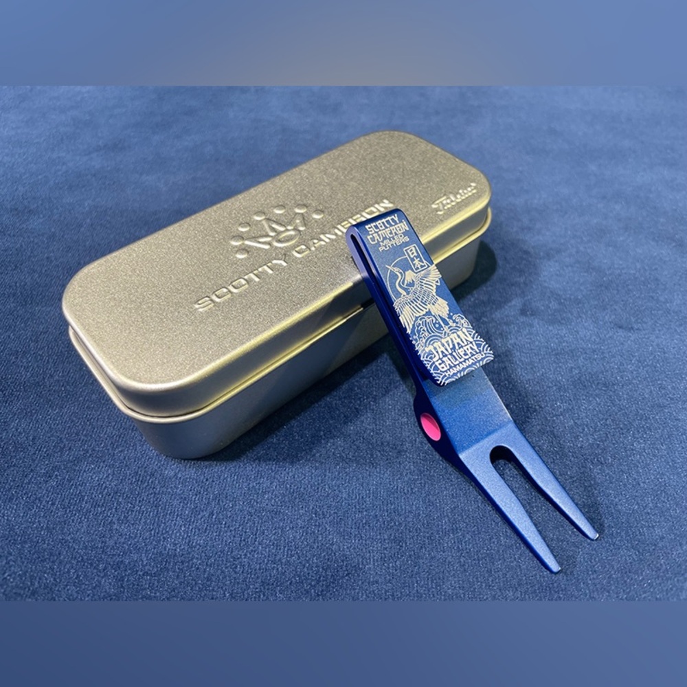 2025 Scotty Cameron Limited Edition Japan Gallery Crane Clip Tool Navy Blue